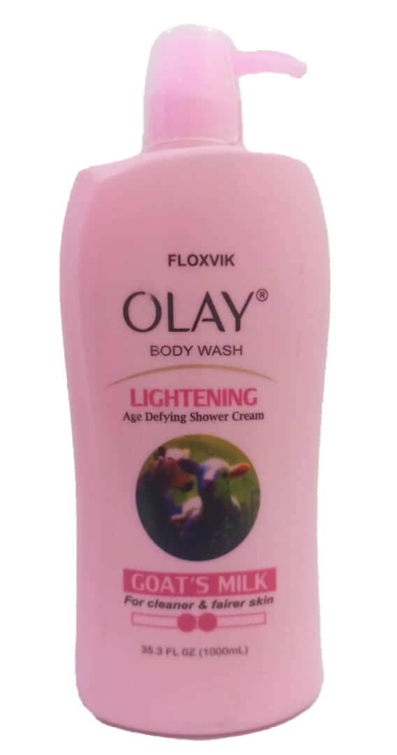Olay Body Age Defying (Pure Goat Milk) Lightening Shower Cream 35.3fl. OZ, 1000ML | BLM12b