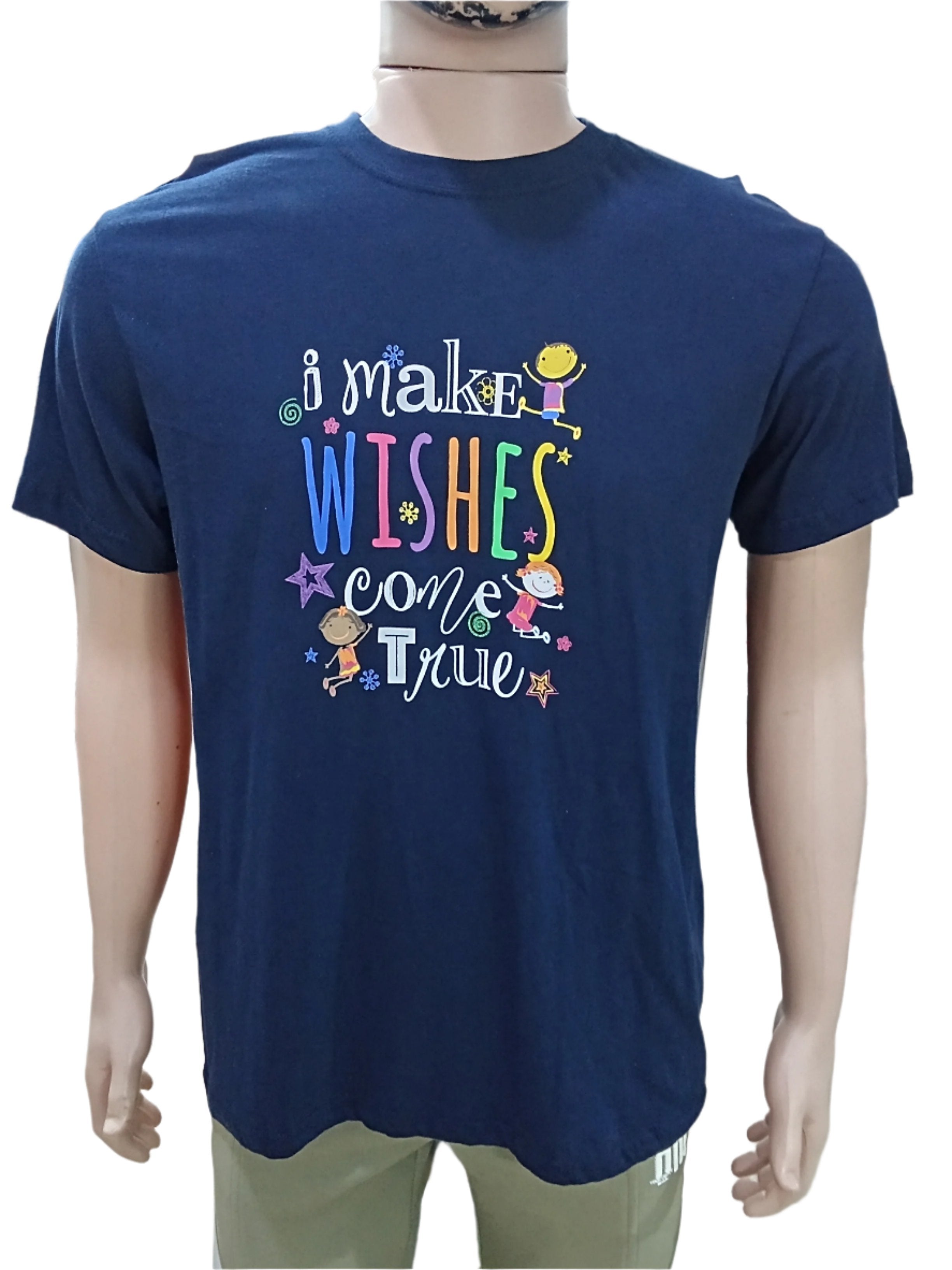 Make Wishes Come True Blue Polo T-Shirt (Unisex) | GWDL13