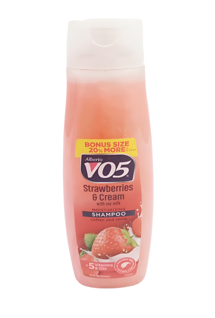 Alberto VO5 Strawberries & Cream with Soy Milk Moisturizing Shampoo, 443ML | UGM28c