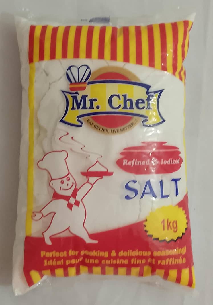 Best Selling Mr Chef Refined & Lodized Salt 1kg | DNF4a