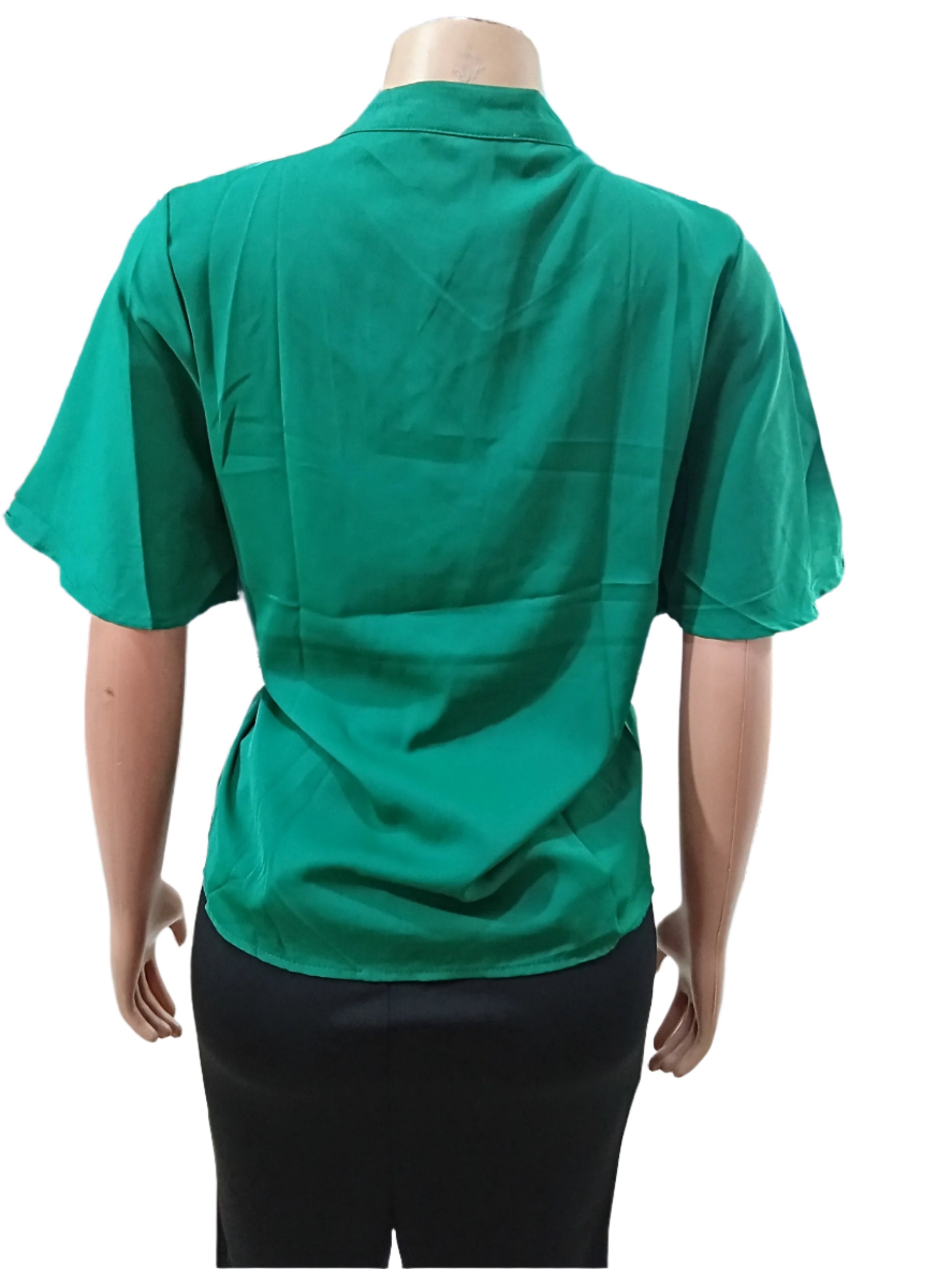 Classy Seven Fashion Designer Top (Shirt, Blouse) for Ladies Large, Green | CYZ4b