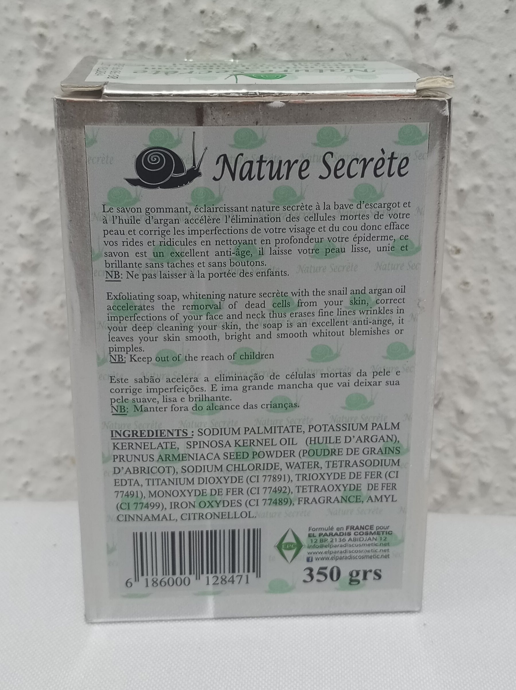 Nature Secret Natural Exfoliating Soap 350g, White | BSE13a