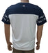 Fila White and Blue Polo T-Shirt (Unisex) | GWDL8