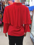 Top Fashion Designer Seven Fashion Top (Shirt, Blouse) for Ladies XL, Red | CYZ3c