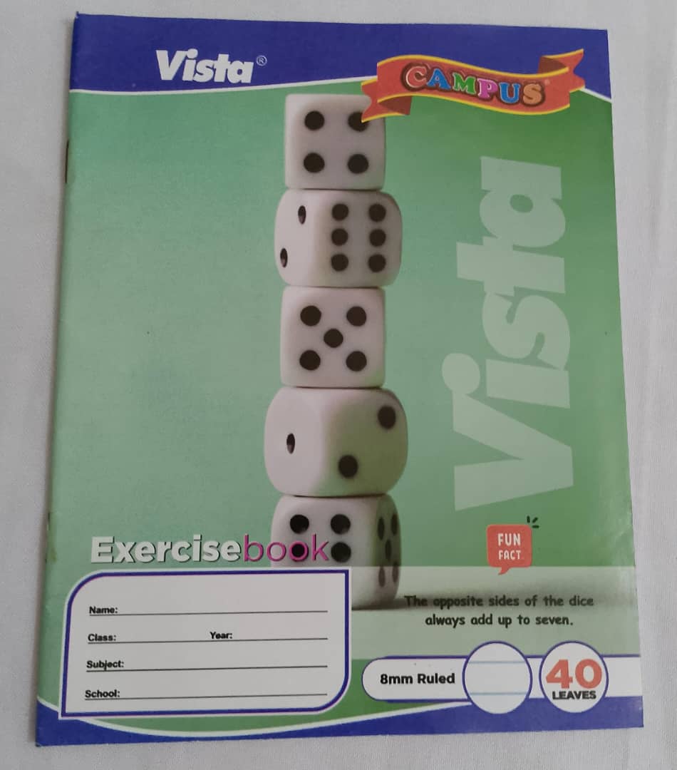 Vista Campuse Exercise Book 40 Leaves , Green |  RNA2a