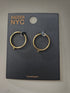Madden NYC Gold Tone Hoop Earrings | WTWL561XA