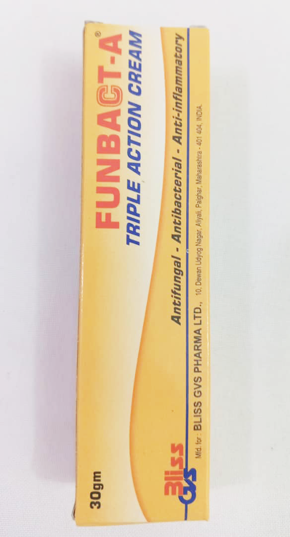 Funbact A Tripple Action Cream Tube 45g | CDC26a