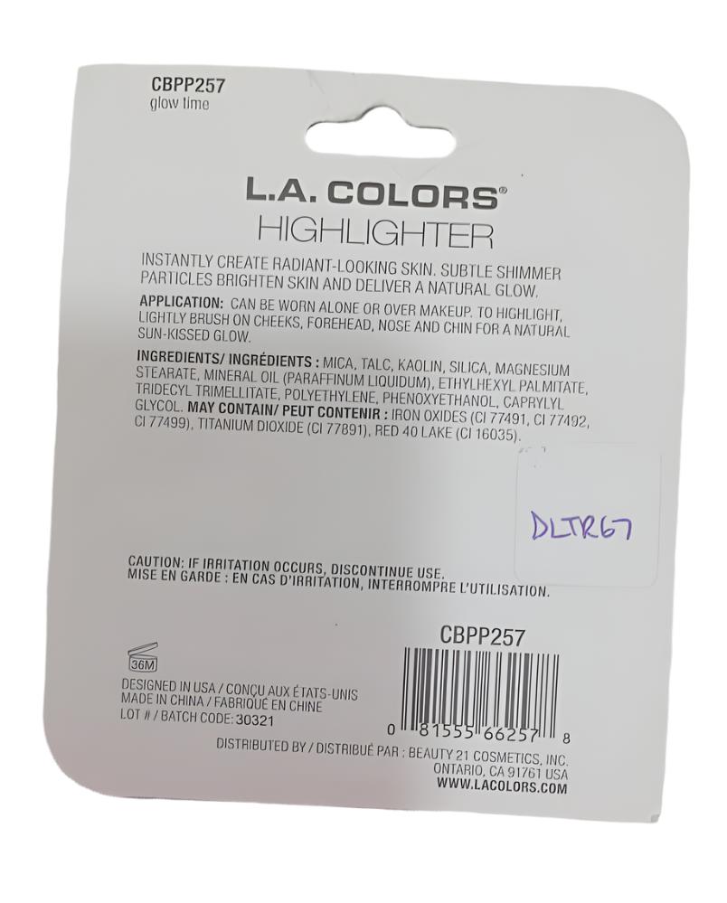 LA Colors Highlighter, Shimmer Finish (Glow Time CBPP257) | DLTR67