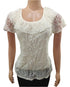 Designer French Lace Top (Blouse) for Ladies  | AFQE3