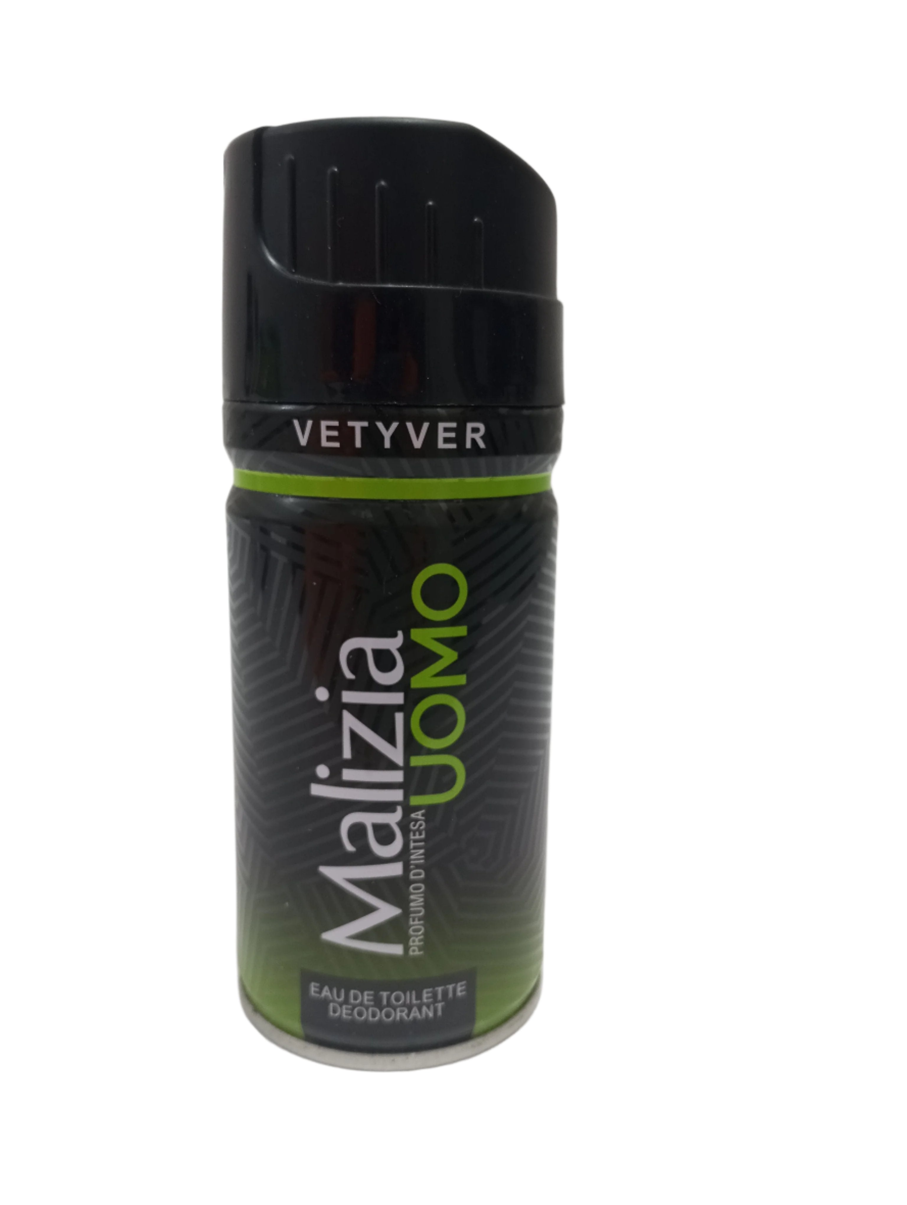 Maliza Uomo Vetyver Deodorant Spray 150ML, Green | TNB28a