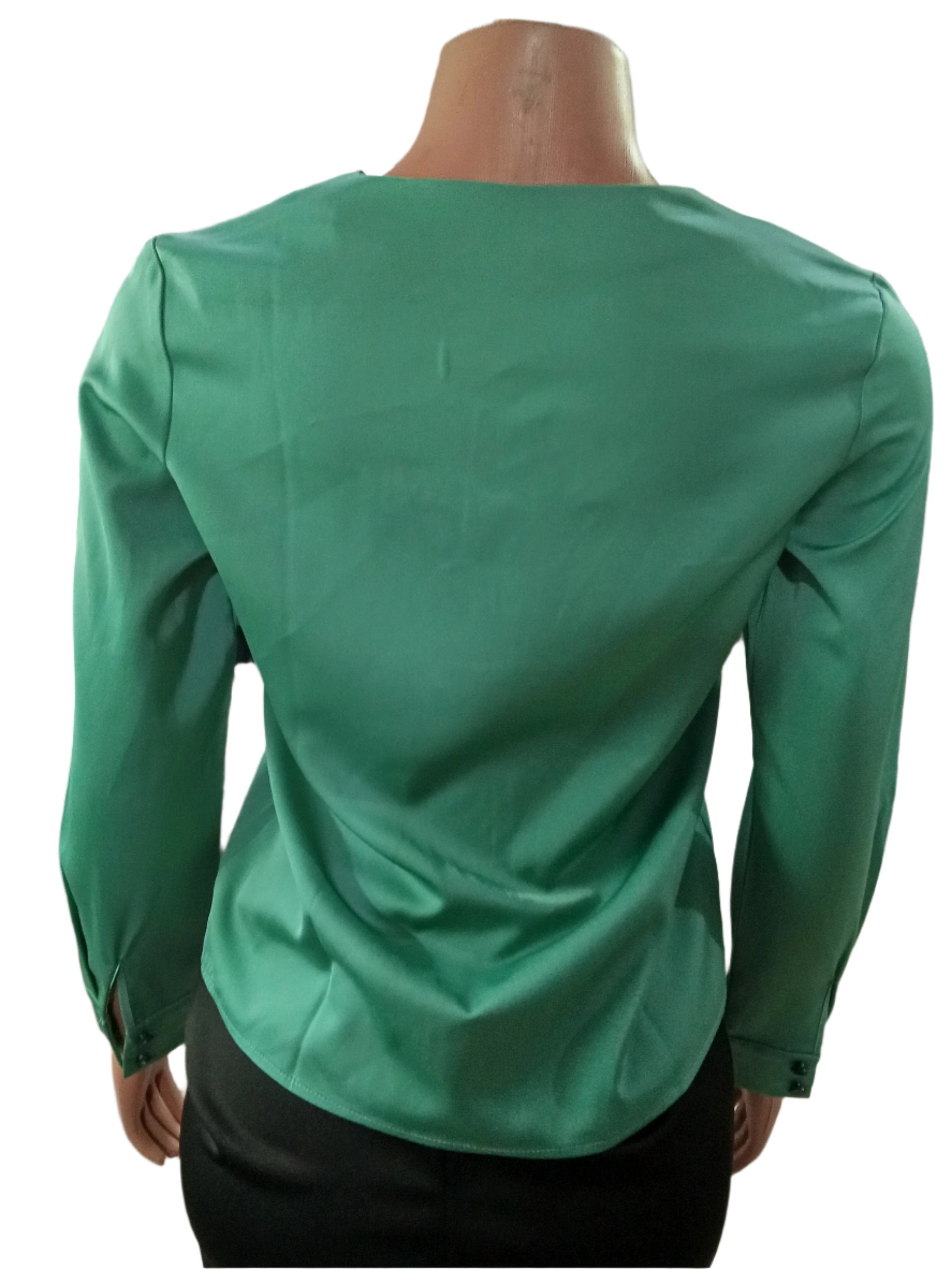 Trendy Fashionable Shirt (Top) for Ladies Medium Size, Green | DBK5b