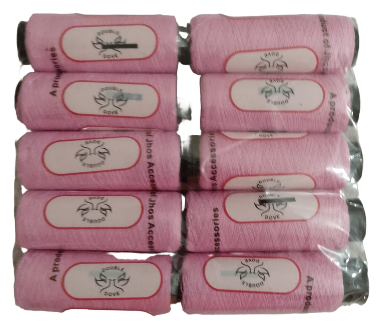 High Quality Sewing Thread, Pack Of 10, Pink | OVY3k