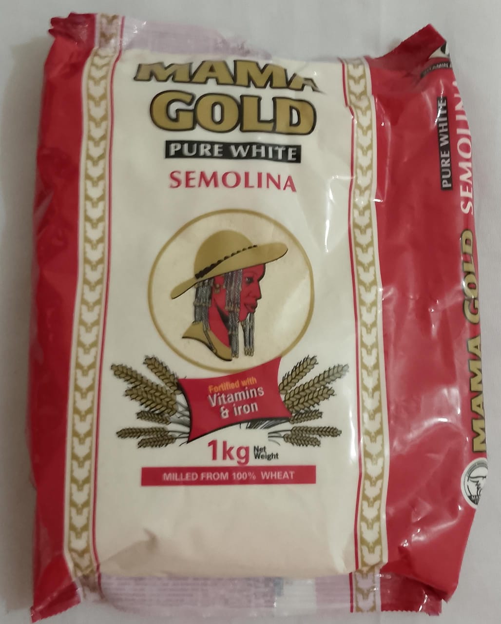 Best Selling Mama Gold Pure White Semolina Fortified With Vitamin s And Iron 1kg | DNF18a