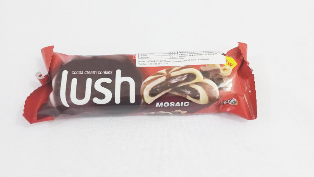 New Lush Mosaic Cocoa Creams Cookies,  Red, 51g |GMP20a