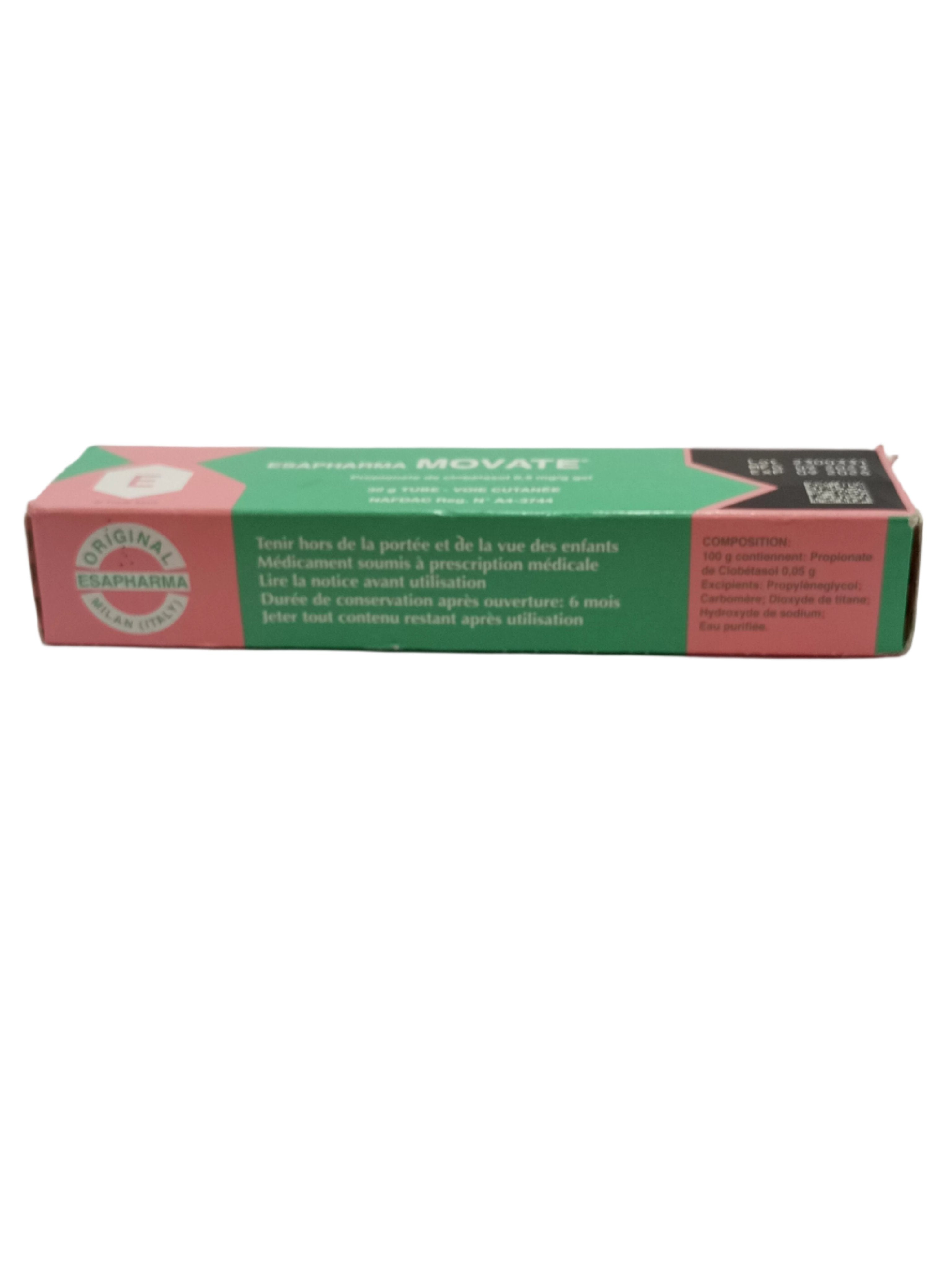 Esapharma Movate Cream Tube 30g, Green | BSE15a