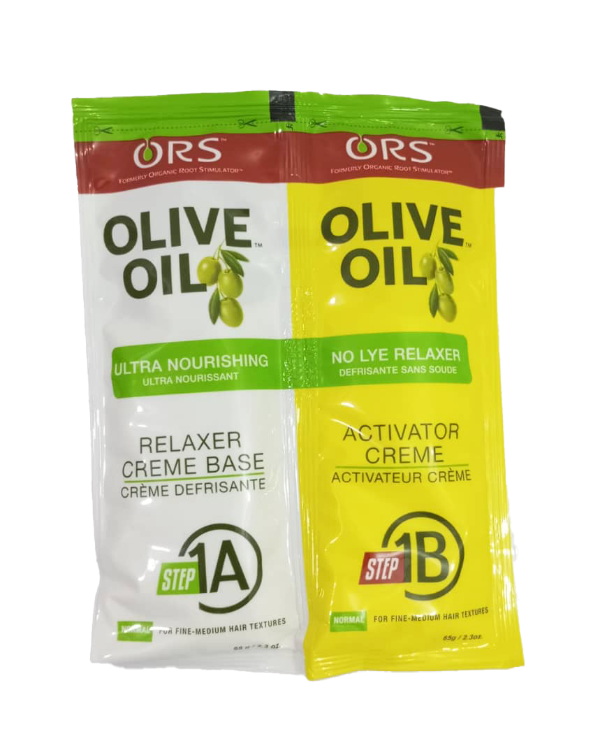 ORS Olive Oil Ultra Nourishing Relaxer Creme Base For Medium Hair Texture, 130g | UGM5a