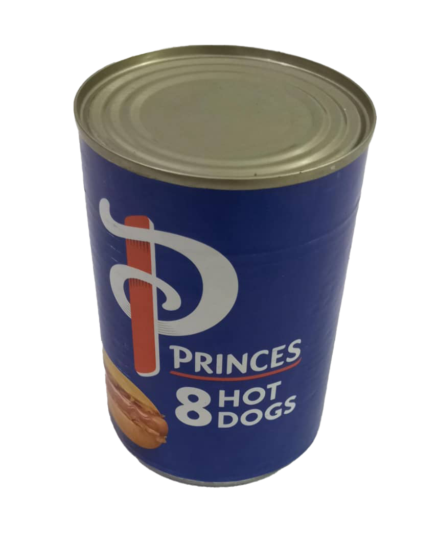 Princes 8 Hot Dogs 400g, Blue | GNV20a