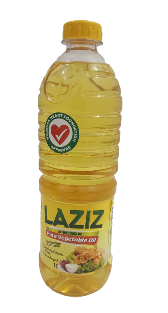 Lazizi Refined Soya Oil Pure Vegetable Oil, 1Liter |SBS1a