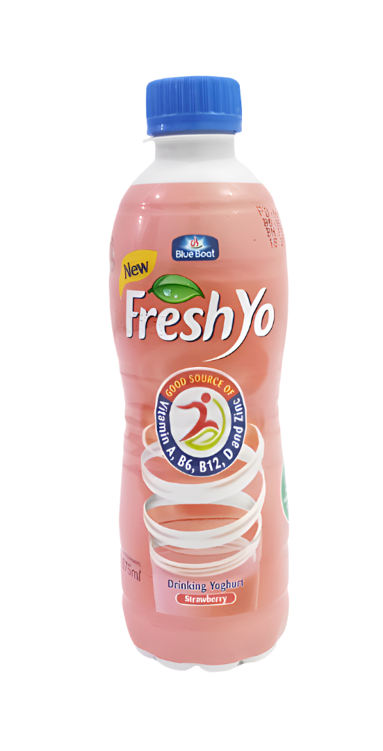 Blue Boat Freshyo Drinking Yoghurt (Strawberry), 375ML | BCL22b