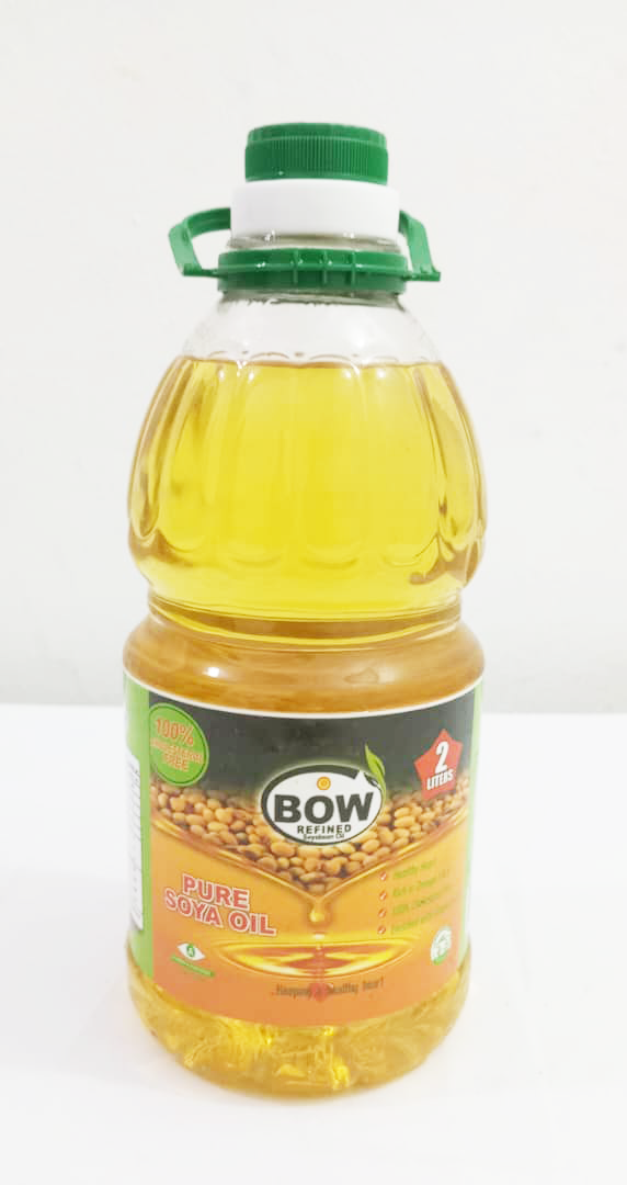 Bow Refined Pure Soya Oil, 2Litres |SBS4a
