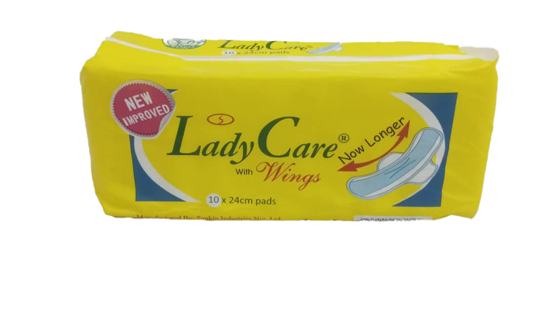 New Improve Lady Care With Wings Premium 10 Pads Per Pack Yellow, 28cm | EVG62b