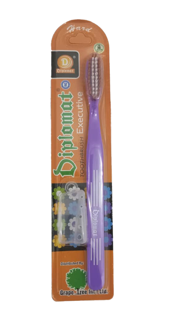 Hard Diplomat Toothbrush Executive, Purple | EVG40a