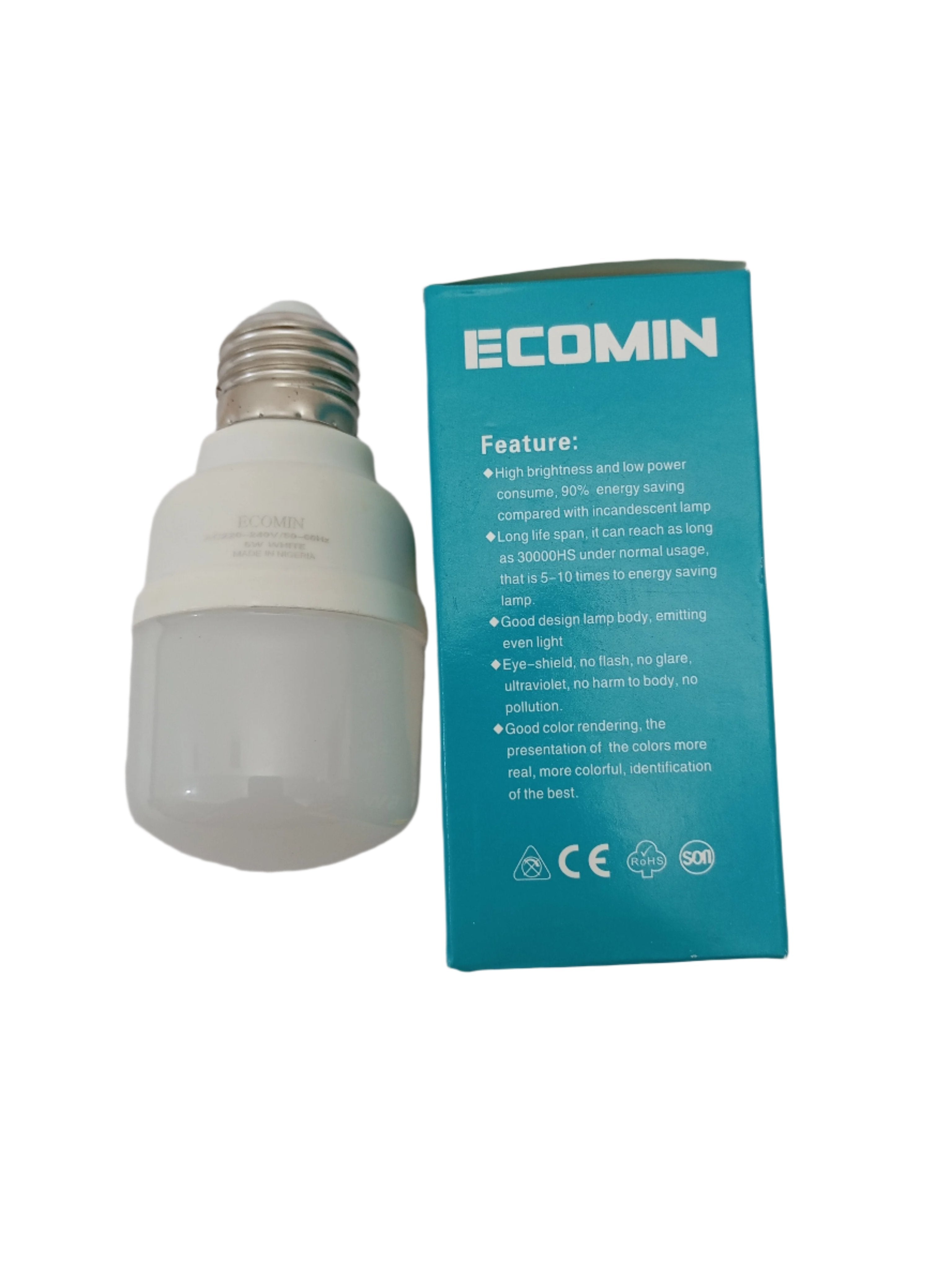 Ecomin LED Pin Bulb 5W White (Blue pack, Lightbulb) | CVE11a