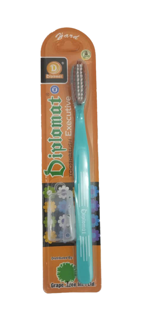 Hard Diplomat Toothbrush Executive, Green| EVG40d
