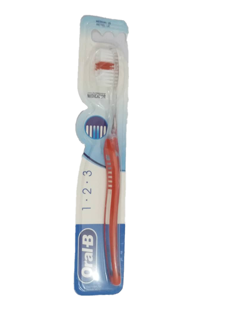 Oral B Indicator Toothbrush, Red | EVG44a