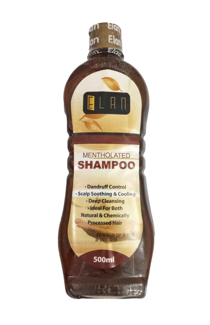Elan Mentholated Shampoo, 500ML | UGM38a