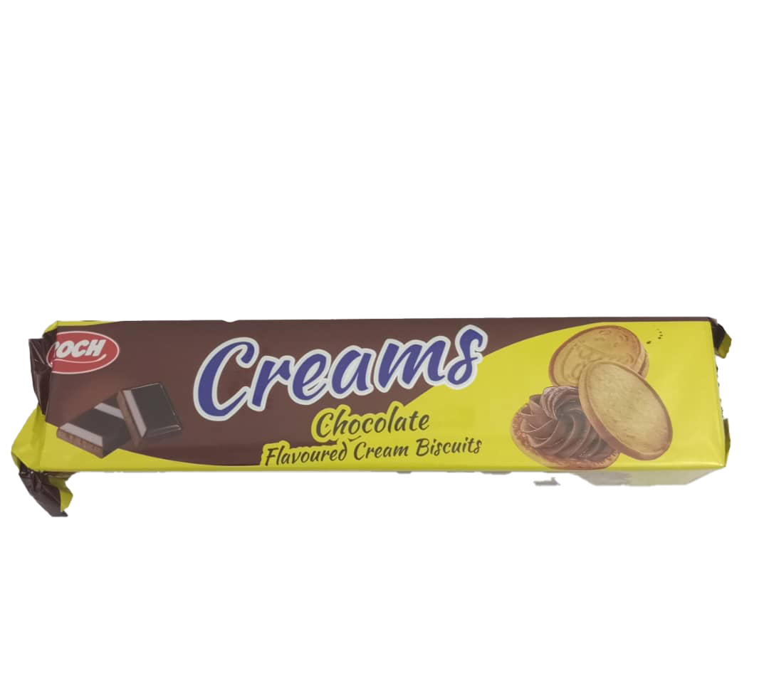 Roch Creams Chocolate Flavoured Cream Biscuits, Blue |GMP14e