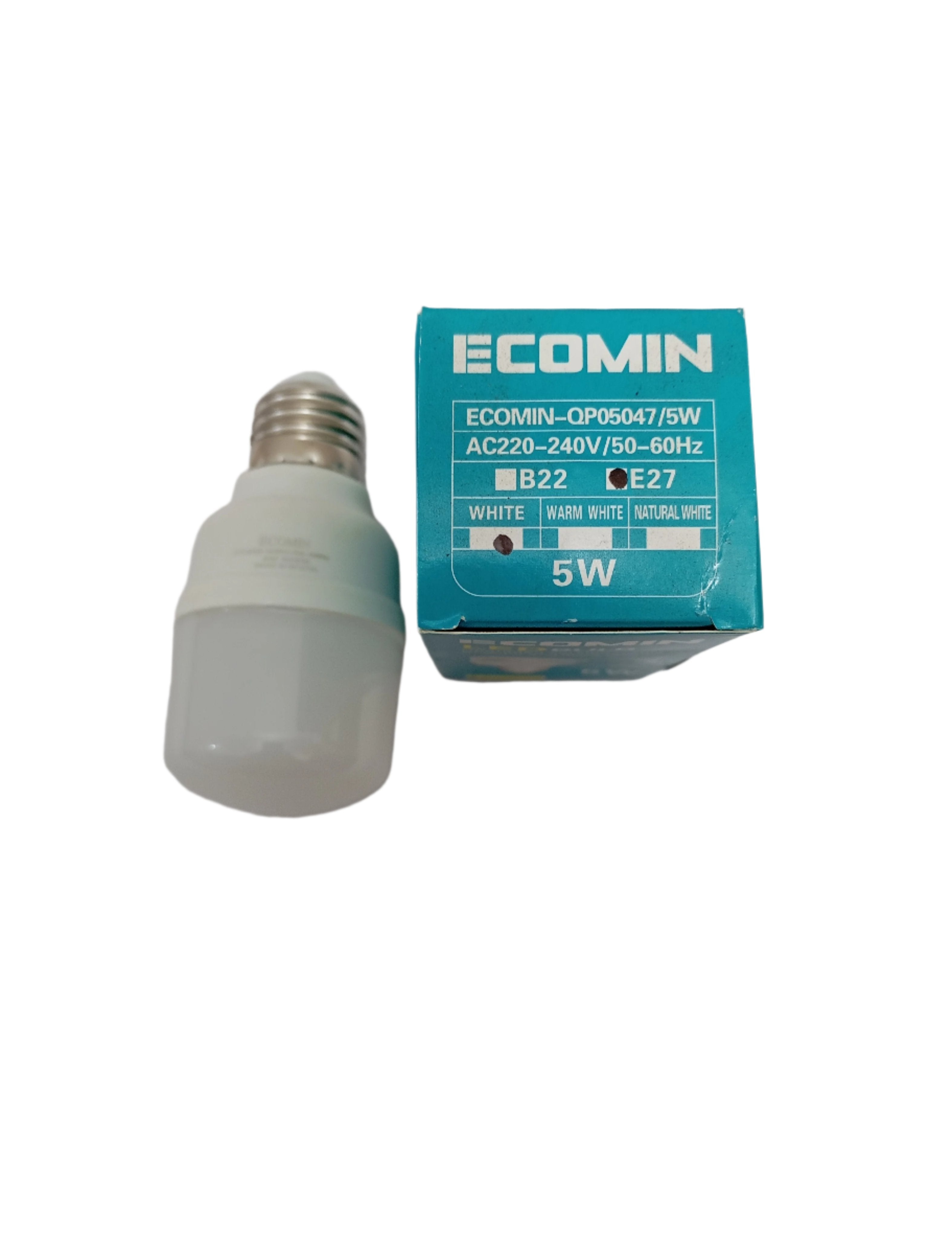 Ecomin LED Pin Bulb 5W White (Blue pack, Lightbulb) | CVE11a