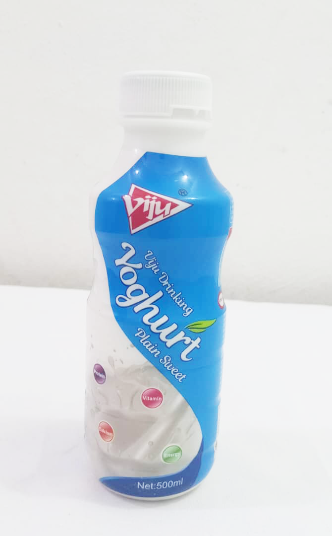 Viju Drinking Yoghurt Plain Sweet, 500ML | BCL17a
