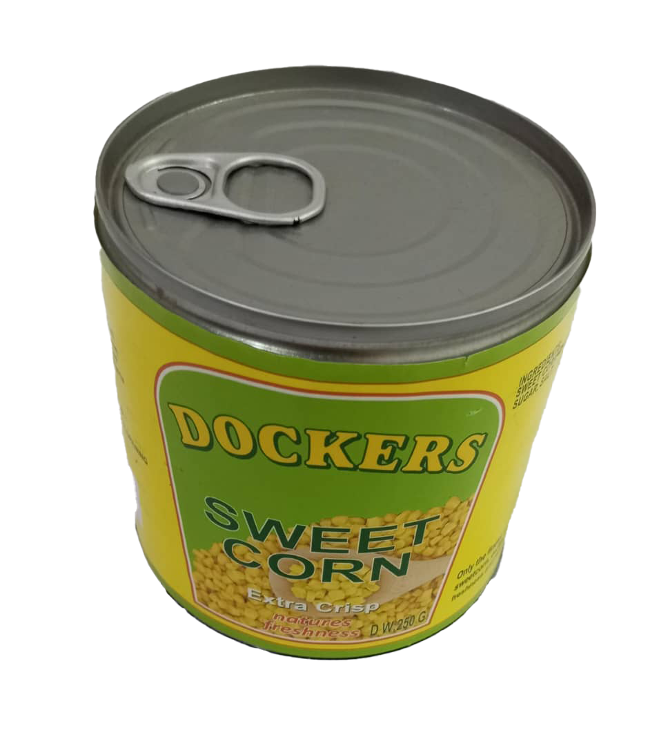 Dockers Sweet Corn Extra Crisp 250g, Yellow | GNV22a