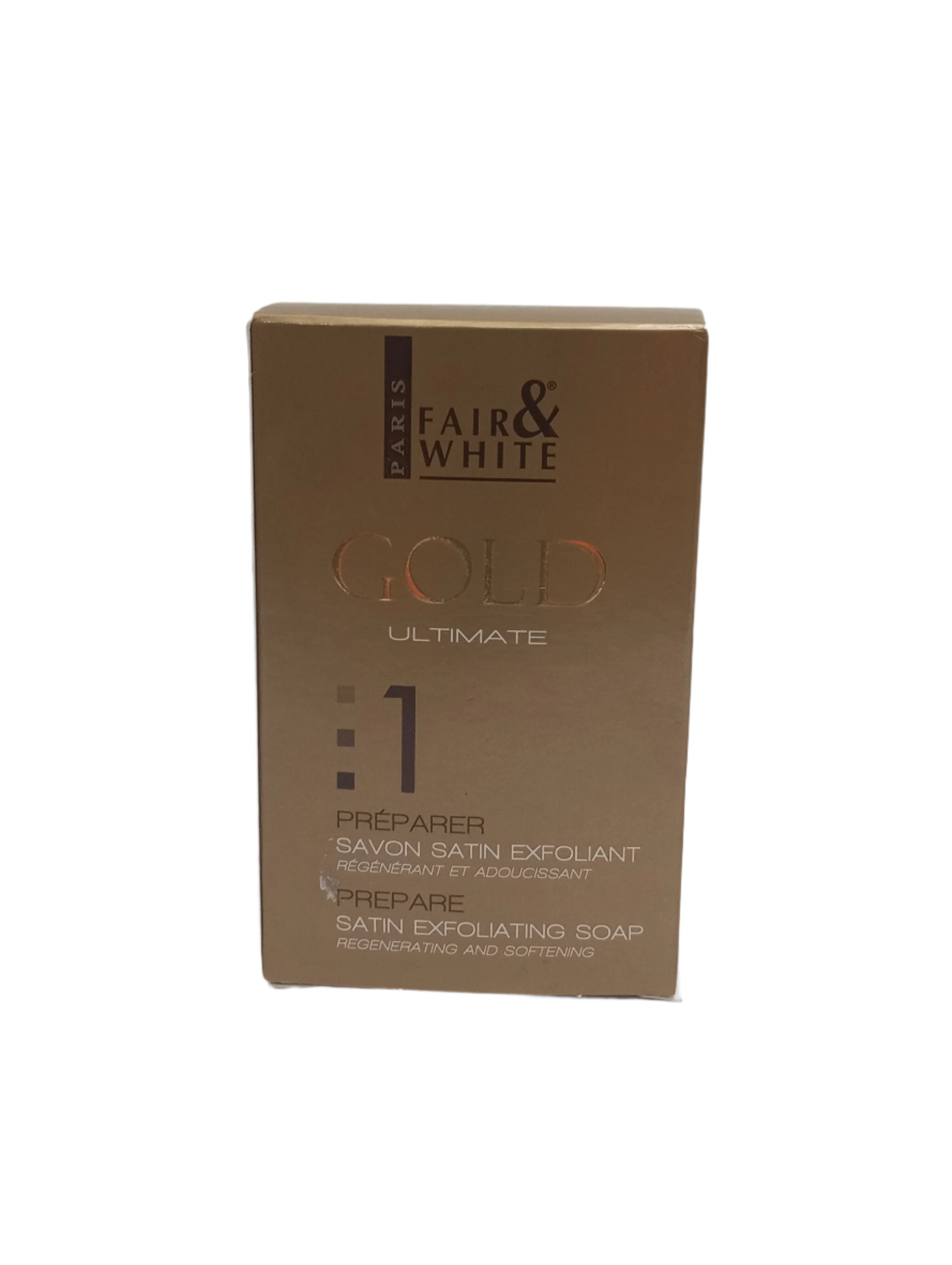 Fair and White Gold Ultimate Satin Exfoliating Soap 200g, Gold | TNB1a