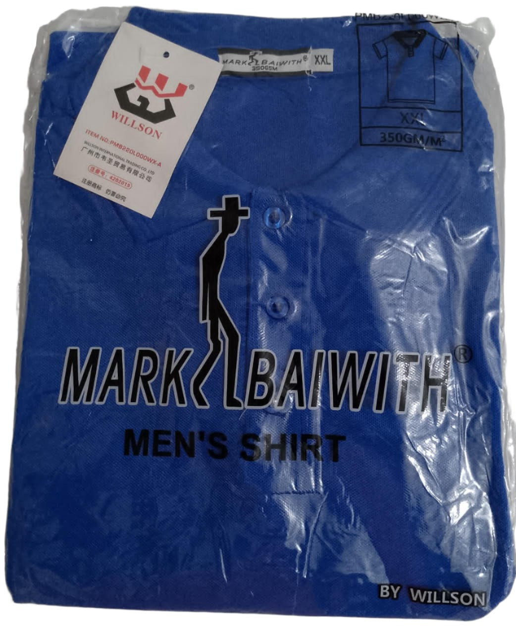 Best Selling Mark Baiwth Men's Shirt XXL, Blue | UHP1a