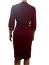 Super Fancy Stone Gown (Dress) for Ladies 2XL, Wine Red  |  MNE2b