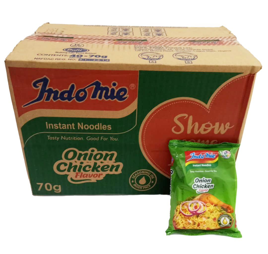 Indomie Instant Noodles Onion Chicken Flavour 40 Pieces, 70gx40 | KMS13a