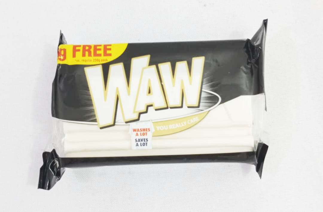 Waw Multipurpose Bar With Glycerine Soap White, 250g | EVG69a