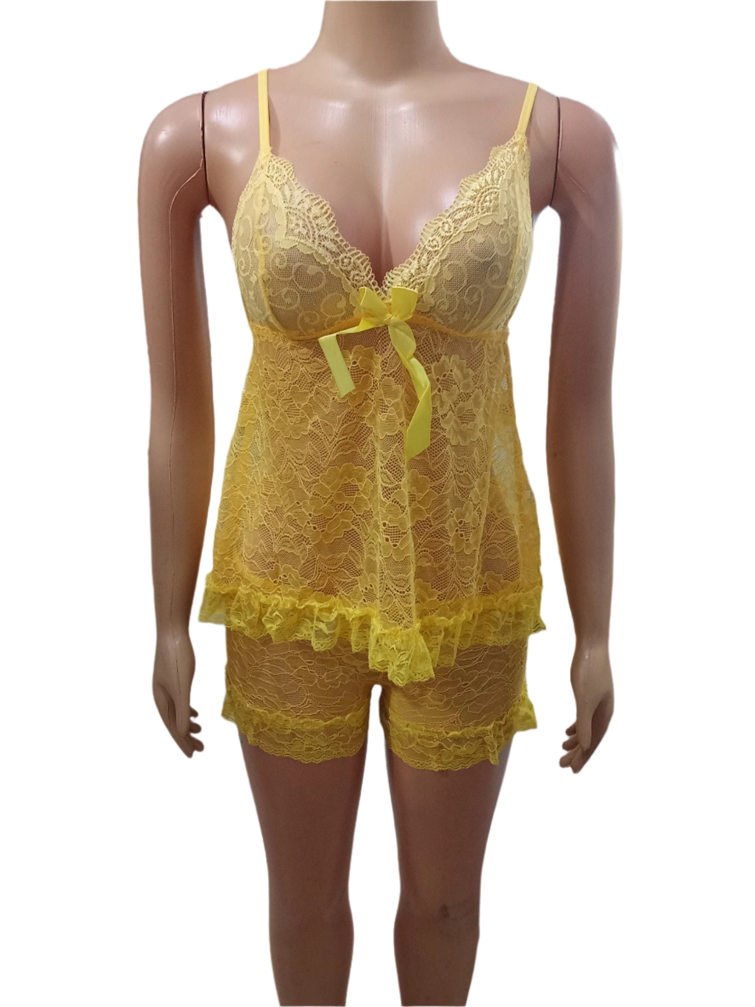 Up & Down Net Lace Nightwear 2in1 Set | EBT18a