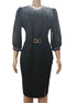 Top Fashion Stone Gown (Dress) for Ladies 3XL, Black  |  MNE2a