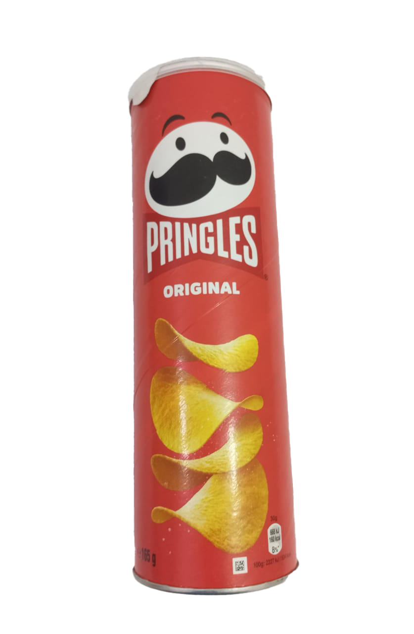 Pringles Original Potato Chips, Red, 165g |GMP35a