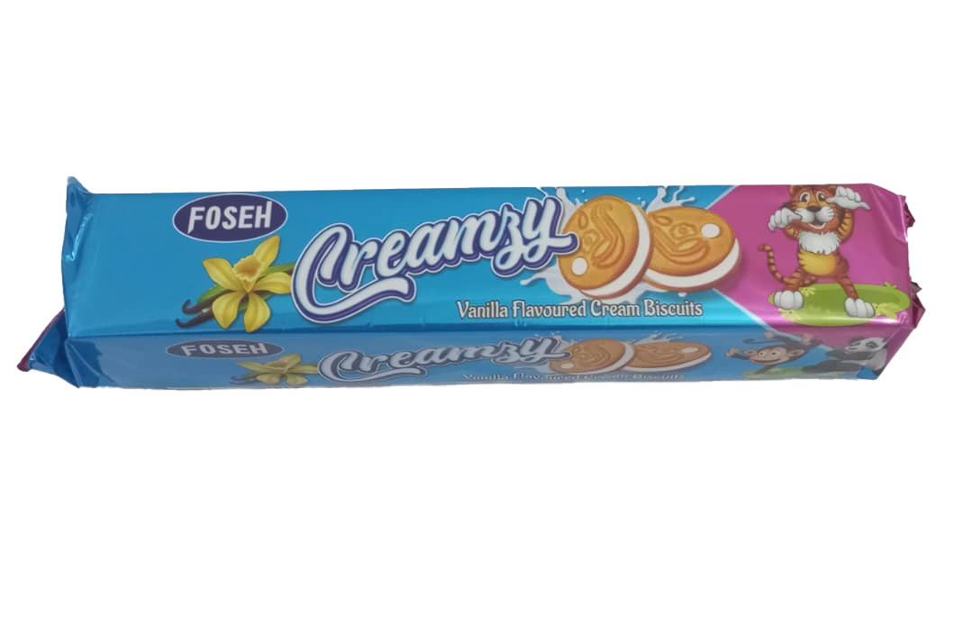 Foseh Creamzy Vanilla Flavoured Cream Biscuits, 150g | GMP13a
