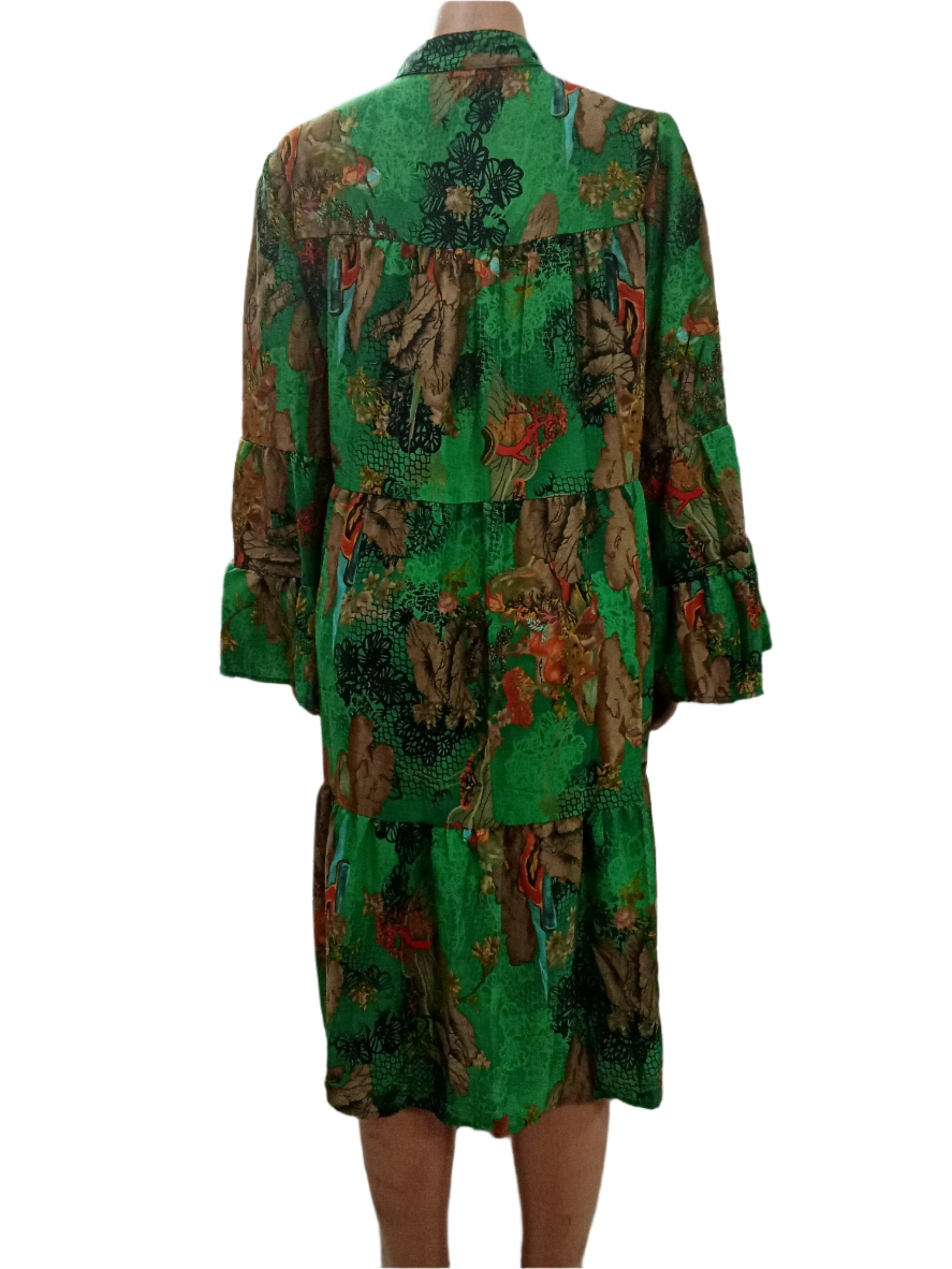 Beautiful Ladies Multi-Purpose short Gown (Dress) XL, Green | NBN4a