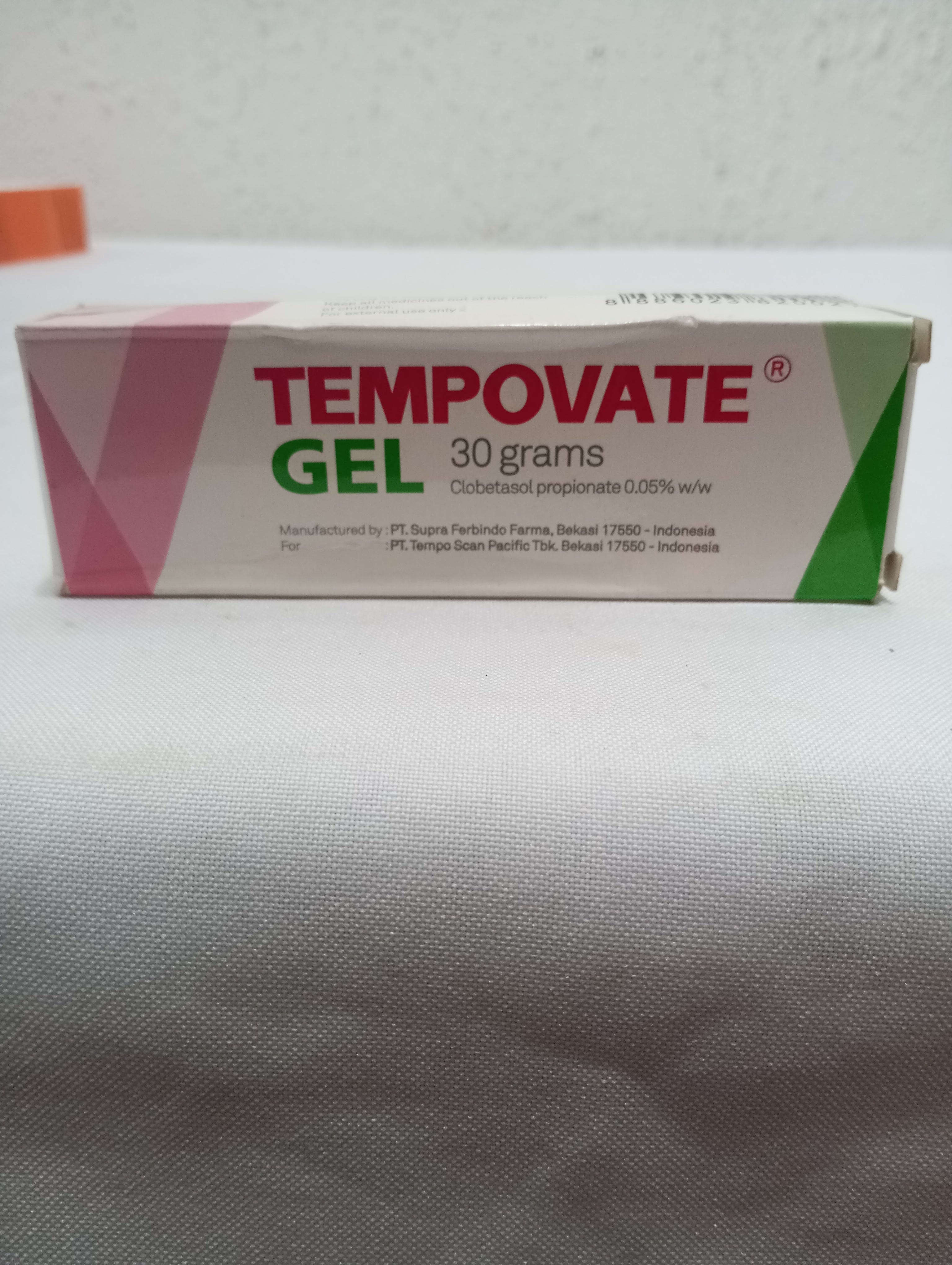 Tempovate Gel Tube 30g, Pink | BSE22a