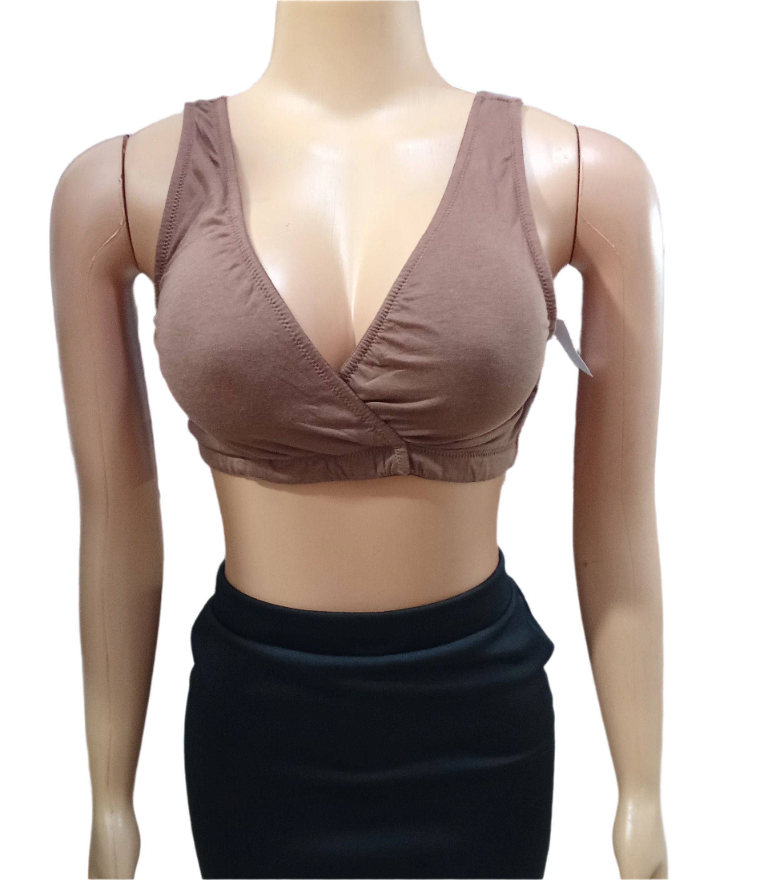 Ivory Tank Top, (Brown) fro Ladies | RSSJ3