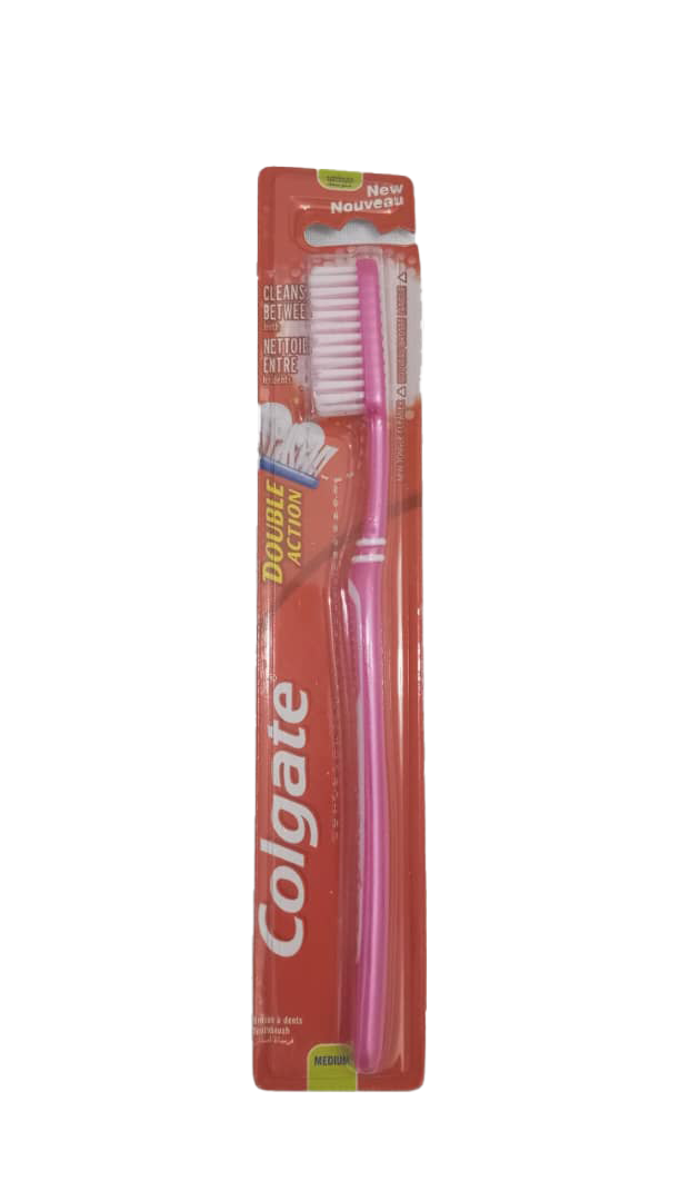 Colgate Double Action Toothbrush, Pink | EVG47a