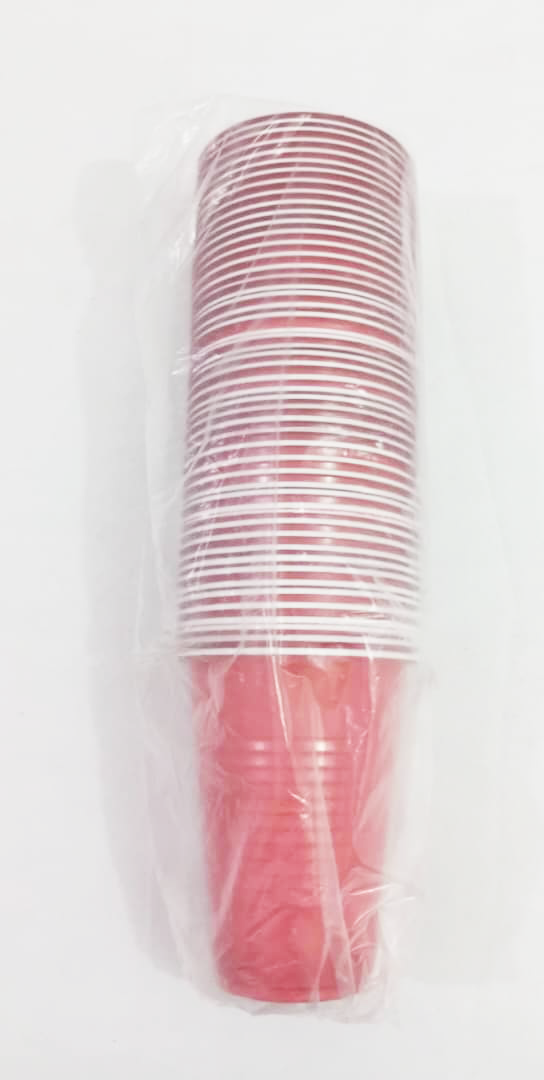 A Roll Of Bio Pack Big Disposable Red Cup 50pieces Per Roll, | GMC10a