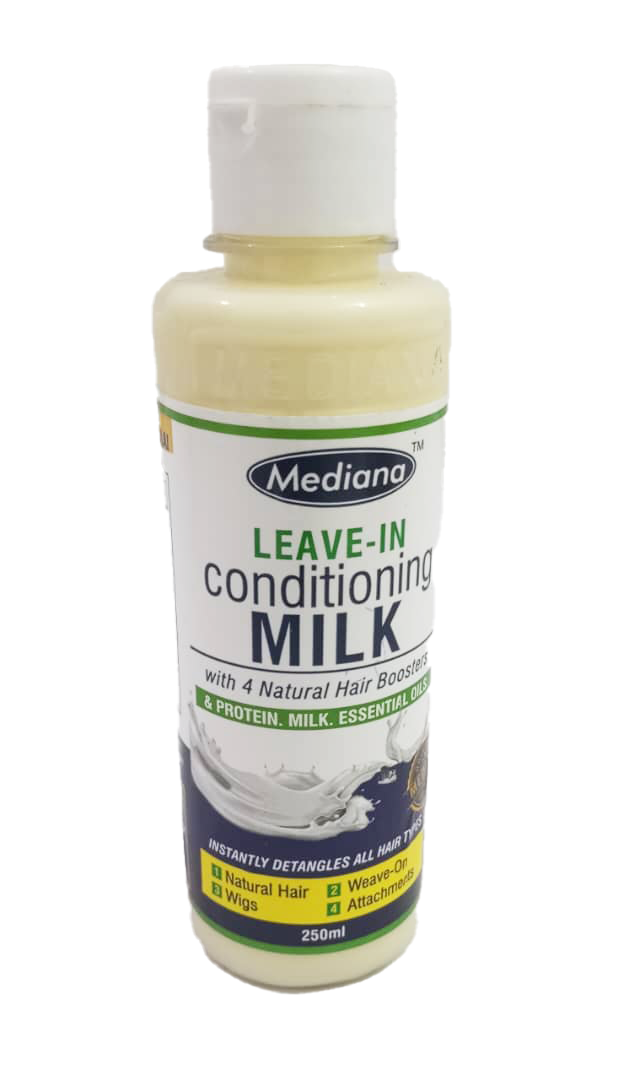 Mediana Leave-In Conditioning Milk with 4 Natural Hair Boosters, 250ML | UGM33a
