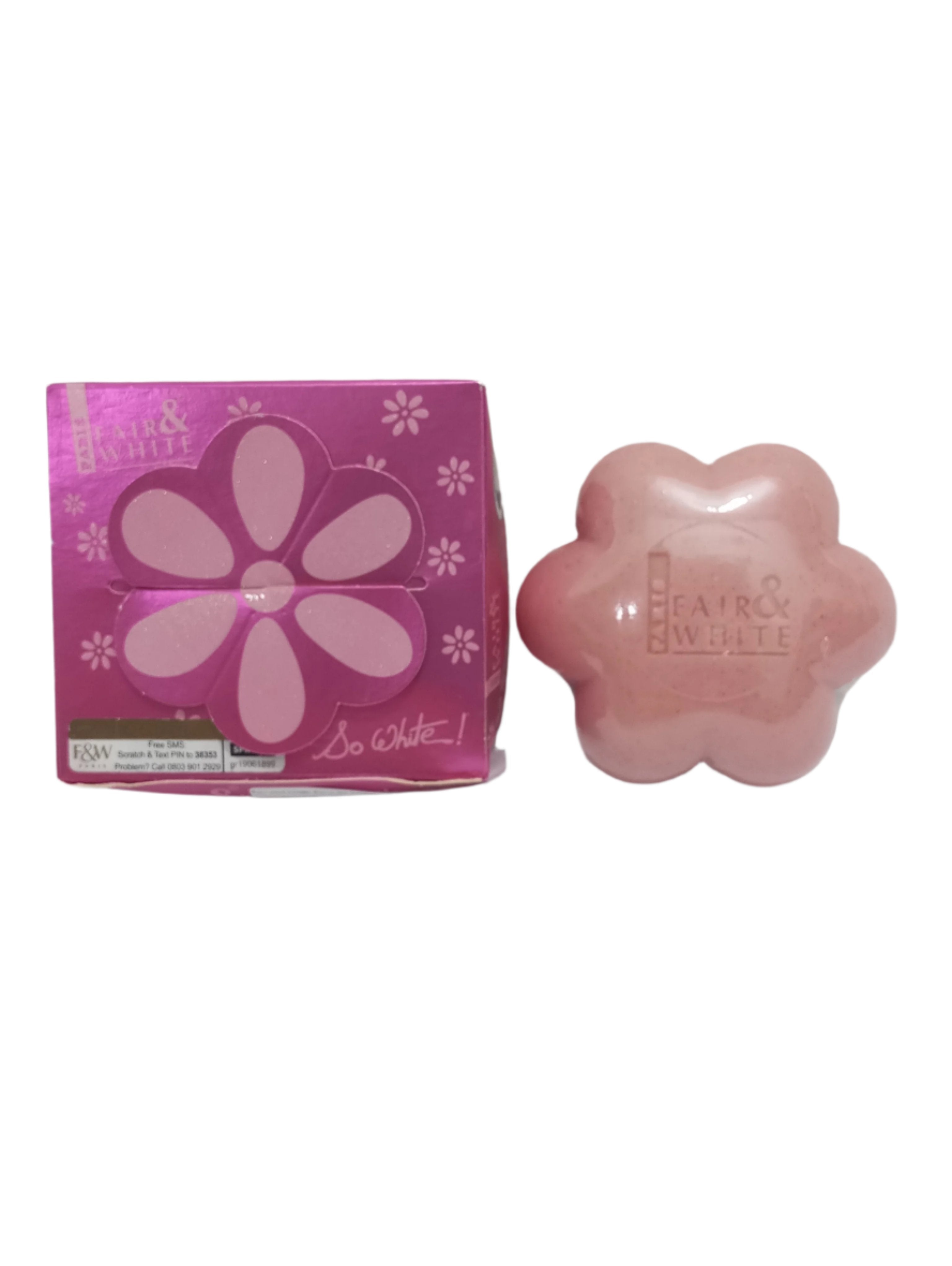 Fair and White Paris So White! Savon Exfoliating Soap 200g, Pink | TNB2a